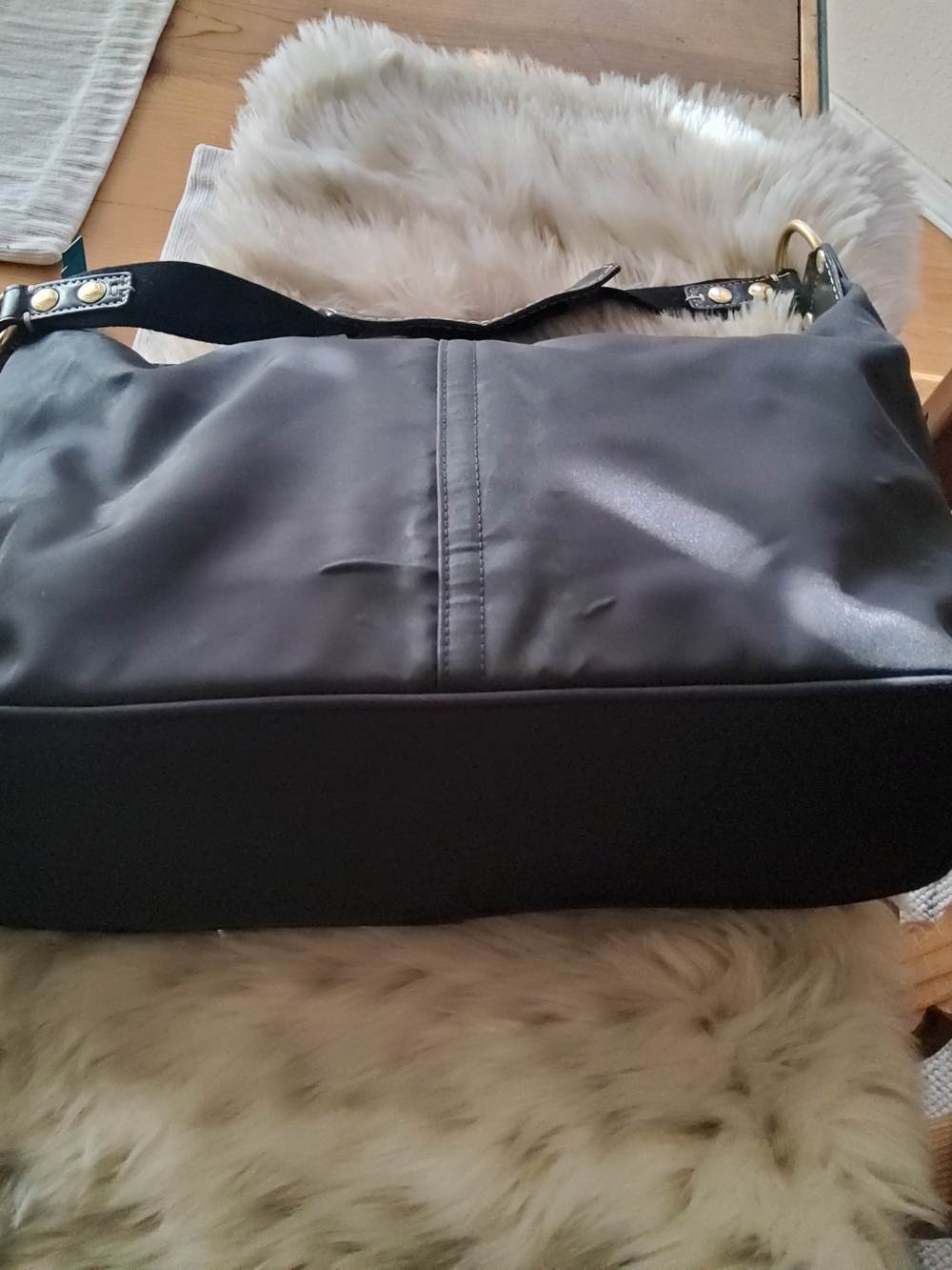 Coach Hampton F10799 Vintage Nylon Hobo GUC - Picture 12 of 14